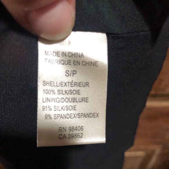 THEORY SHIRAO BLURRED SILK CAMI WOMENS SMALL GREEN BLACK ANIMAL PRINT SNAKE - Picture 6 of 8